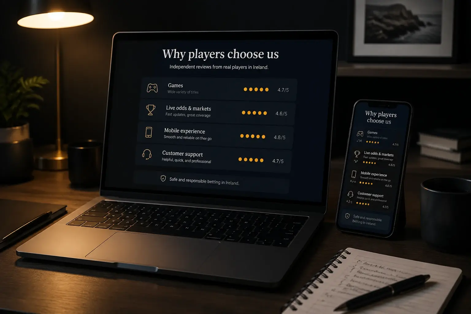 Wide Selection of Casino Games